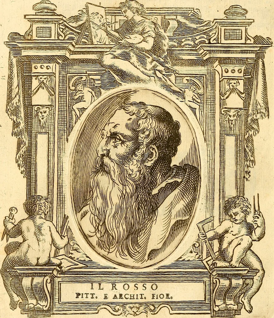 An illustration from Vite de più eccellenti pittori scultori ed architetti, 1767, leaf 109