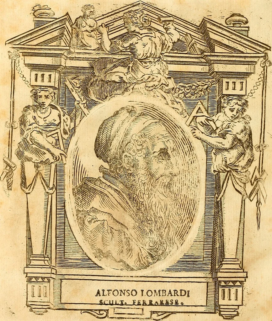 An illustration from Vite de più eccellenti pittori scultori ed architetti, 1767, leaf 13