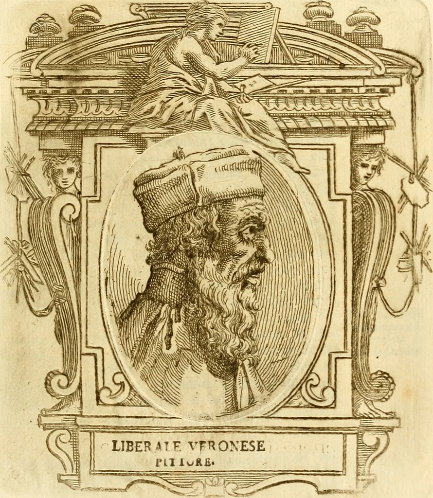An illustration from Vite de più eccellenti pittori scultori ed architetti, 1767, leaf 202