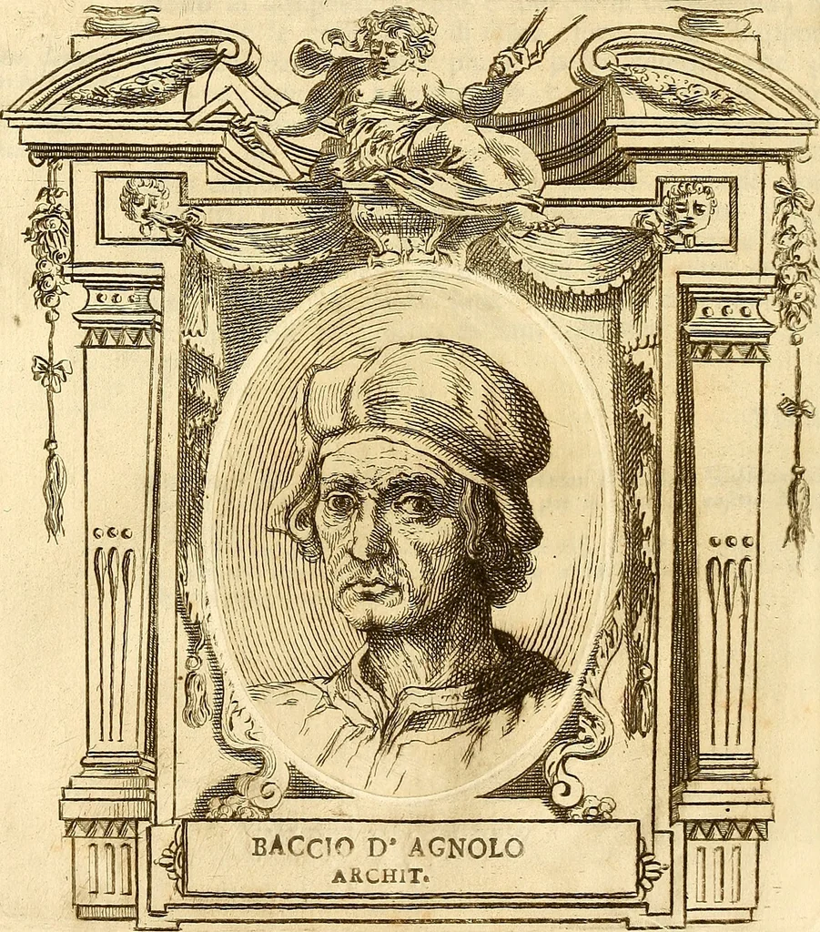 An illustration from Vite de più eccellenti pittori scultori ed architetti, 1767, leaf 277