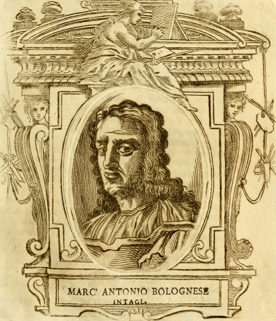 An illustration from Vite de più eccellenti pittori scultori ed architetti, 1767, leaf 308