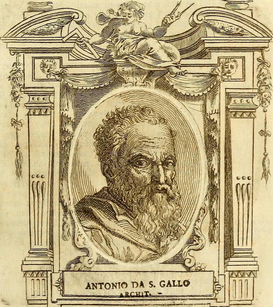 An illustration from Vite de più eccellenti pittori scultori ed architetti, 1767, leaf 350