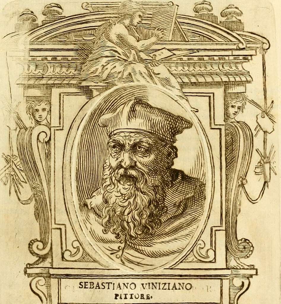 An illustration from Vite de più eccellenti pittori scultori ed architetti, 1767, leaf 410