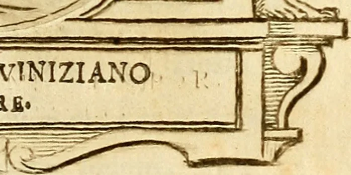 An illustration from Vite de più eccellenti pittori scultori ed architetti, 1767, leaf 410