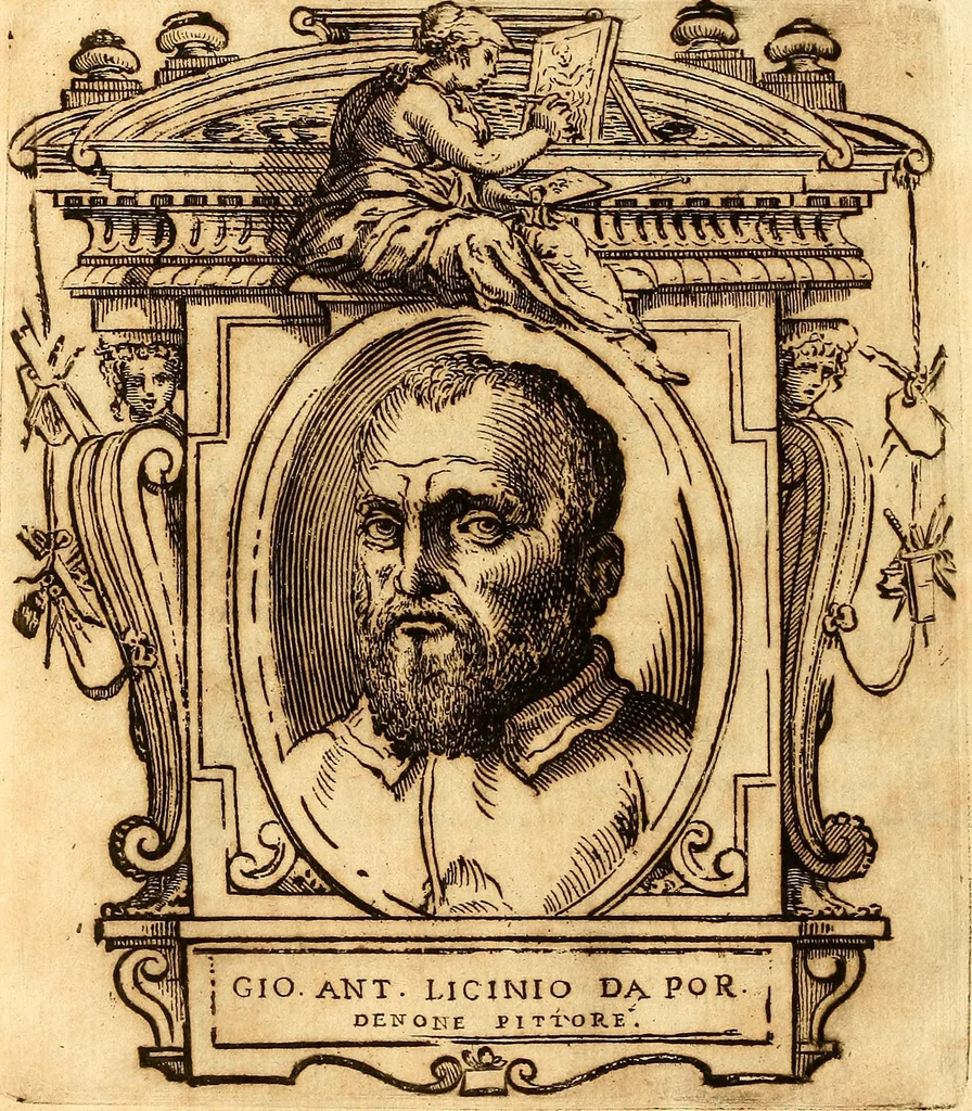 An illustration from Vite de più eccellenti pittori scultori ed architetti, 1767, leaf 59