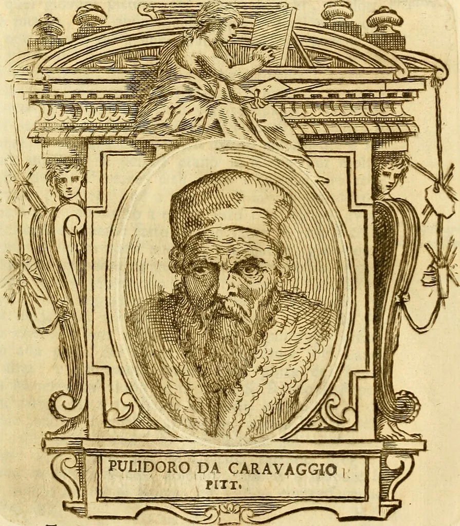 An illustration from Vite de più eccellenti pittori scultori ed architetti, 1767, leaf 92