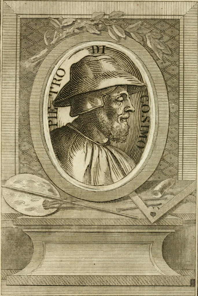 An illustration from Vite de' più eccellenti pittori, scultori e architetti, 1791, leaf 141