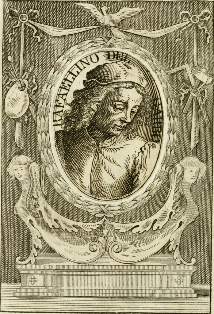 An illustration from Vite de' più eccellenti pittori, scultori e architetti, 1791, leaf 219