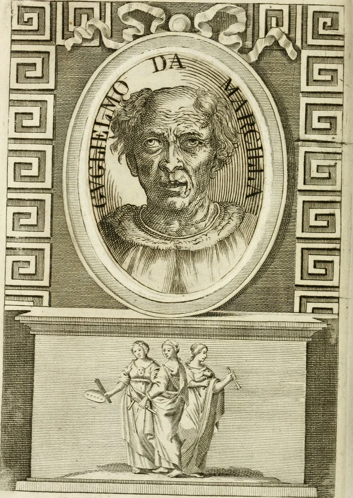 An illustration from Vite de' più eccellenti pittori, scultori e architetti, 1791, leaf 371