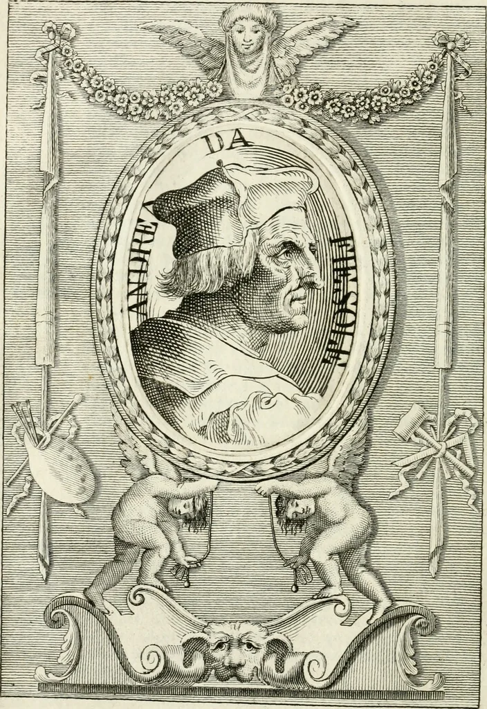 An illustration from Vite de' più eccellenti pittori, scultori e architetti, 1791, leaf 51
