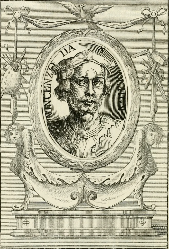 An illustration from Vite de' più eccellenti pittori, scultori e architetti, 1791, leaf 59