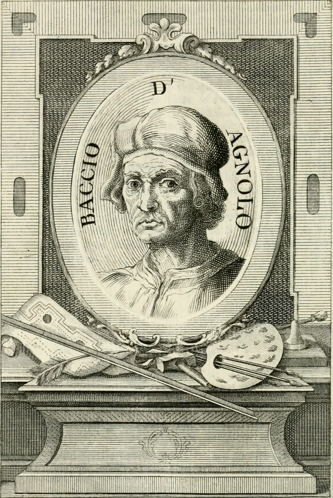 An illustration from Vite de' più eccellenti pittori, scultori e architetti, 1791, leaf 119