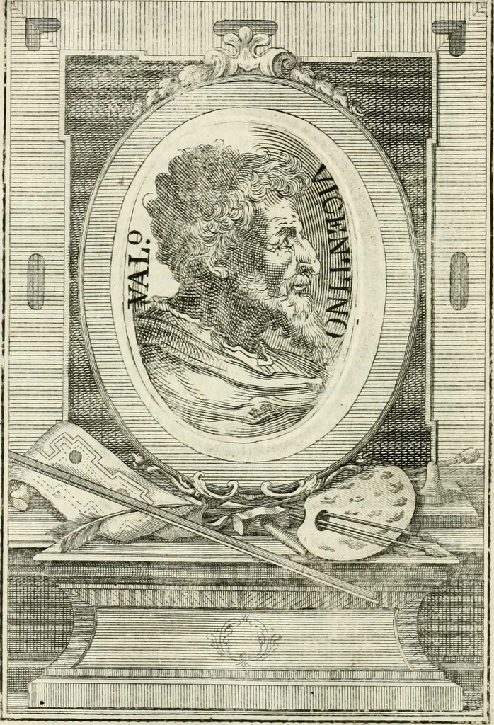 An illustration from Vite de' più eccellenti pittori, scultori e architetti, 1791, leaf 131
