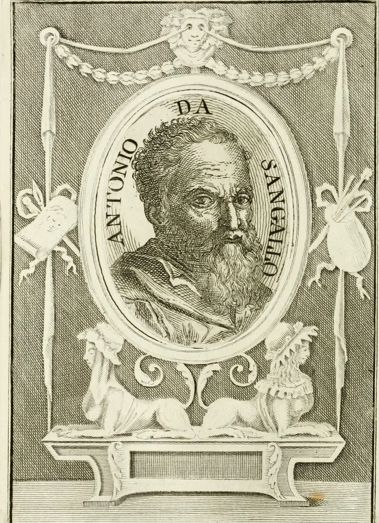 An illustration from Vite de' più eccellenti pittori, scultori e architetti, 1791, leaf 195