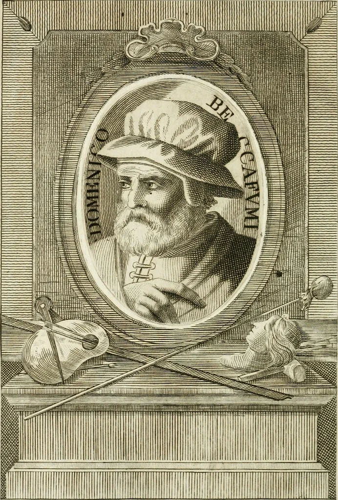 An illustration from Vite de' più eccellenti pittori, scultori e architetti, 1791, leaf 323