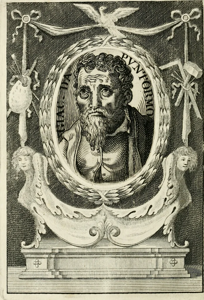 An illustration from Vite de' più eccellenti pittori, scultori e architetti, 1791, leaf 185