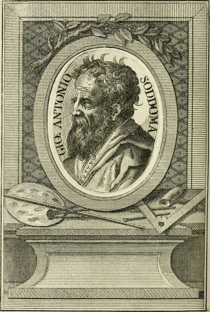 An illustration from Vite de' più eccellenti pittori, scultori e architetti, 1791, leaf 301