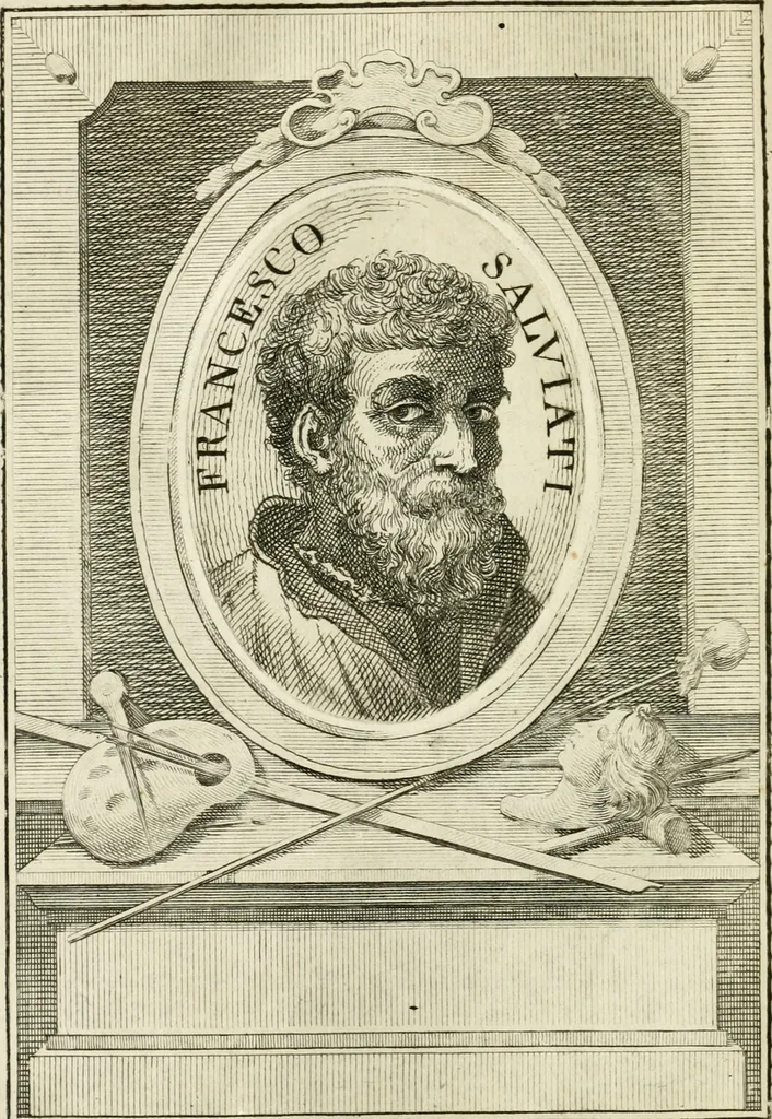 An illustration from Vite de' più eccellenti pittori, scultori e architetti, 1791, leaf 141