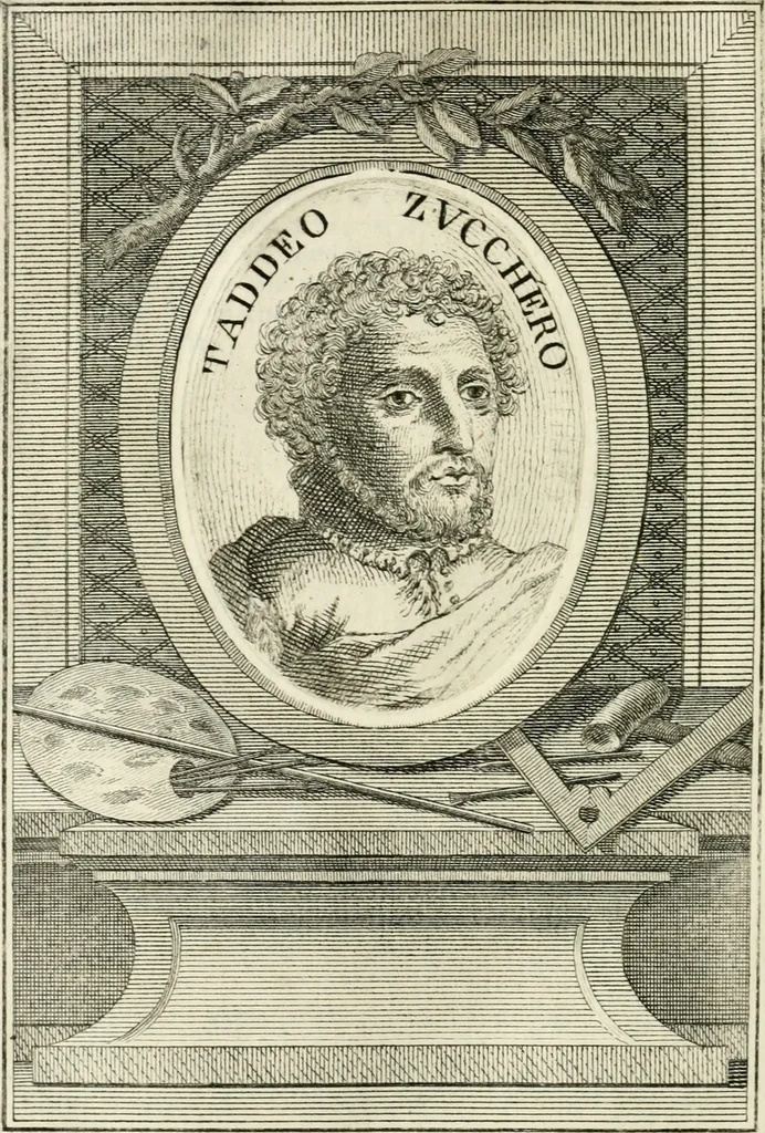 An illustration from Vite de' più eccellenti pittori, scultori e architetti, 1791, leaf 209
