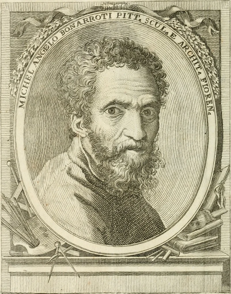 An illustration from Vite de' più eccellenti pittori, scultori e architetti, 1791, leaf 29