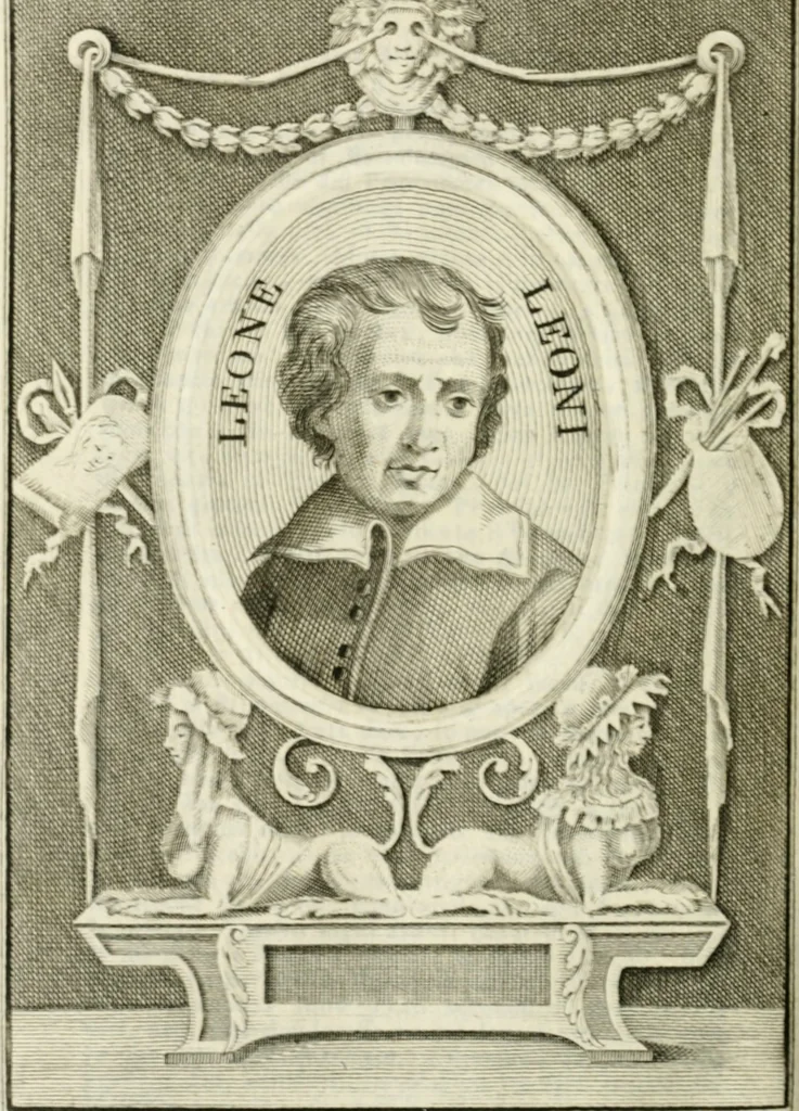 An illustration from Vite de' più eccellenti pittori, scultori e architetti, 1791, leaf 339