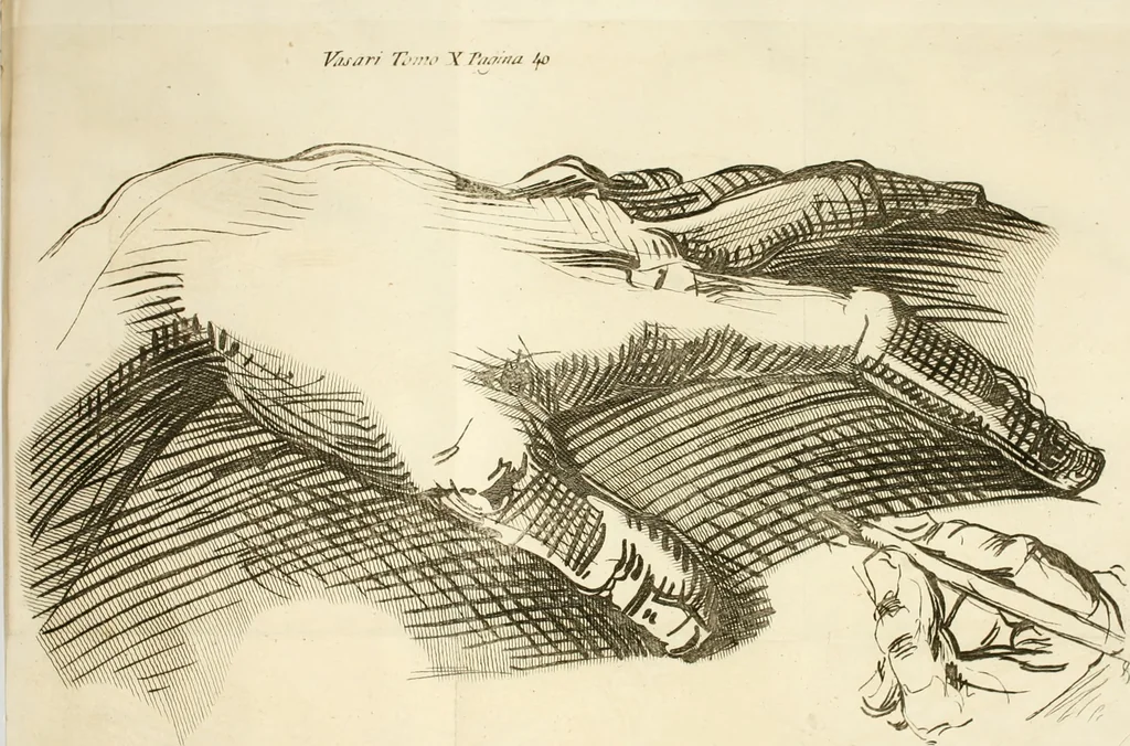 An illustration from Vite de' più eccellenti pittori, scultori e architetti, 1791, leaf 53