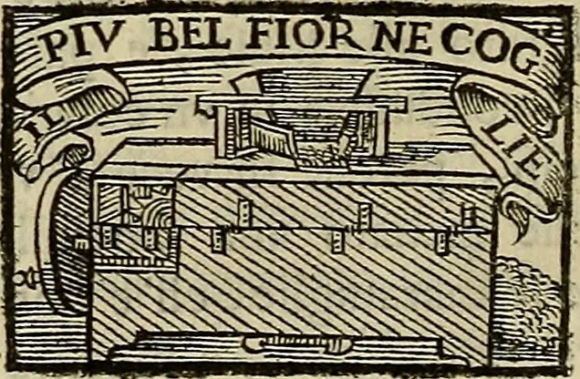An illustration from Vite de pittori antichi, 1667, leaf 119