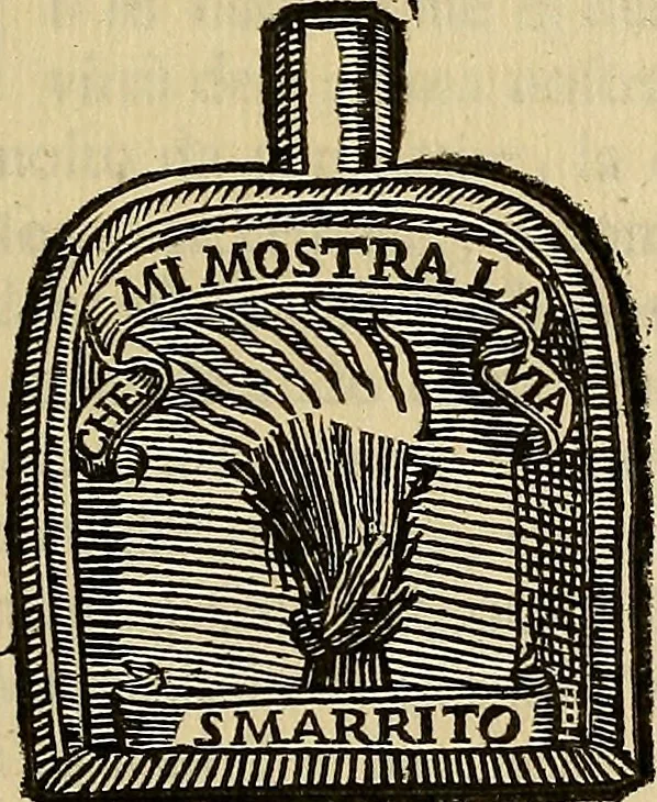 An illustration from Vite de pittori antichi, 1667, leaf 18
