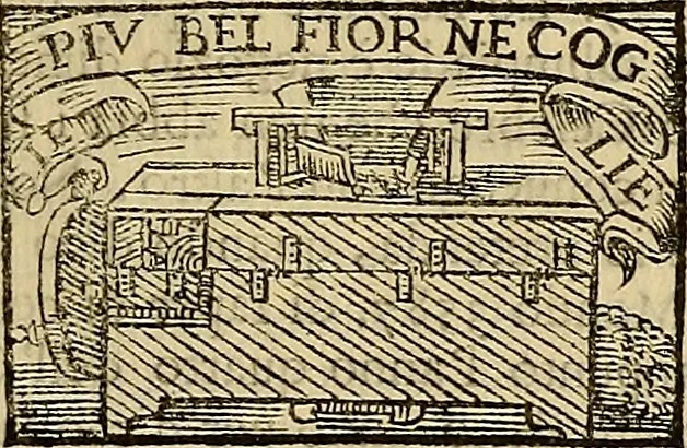 An illustration from Vite de pittori antichi, 1667, leaf 36
