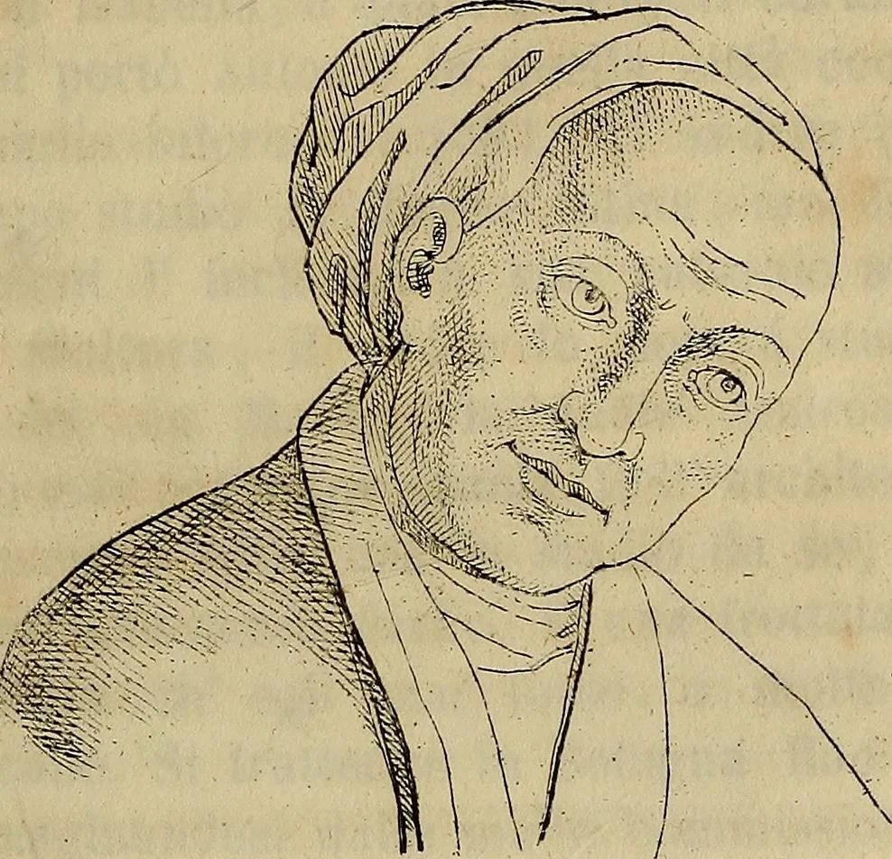 An illustration from Vite de' pittori e scultori ferraresi, 1844, leaf 404