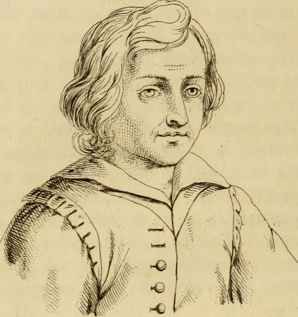 An illustration from Vite de' pittori e scultori ferraresi, 1844, leaf 49