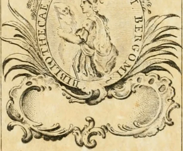 An illustration from Vite de' pittori, scultori, ed architetti perugini : scritte, e dedicate alla maesta' di Carlo Emanuel, re di Sardegna, 1732, leaf 1
