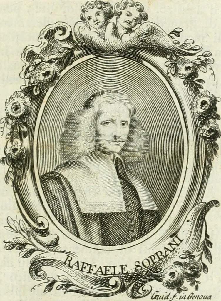 An illustration from Vite de' pittori, scultori, ed architetti genovesi, 1768, leaf 18