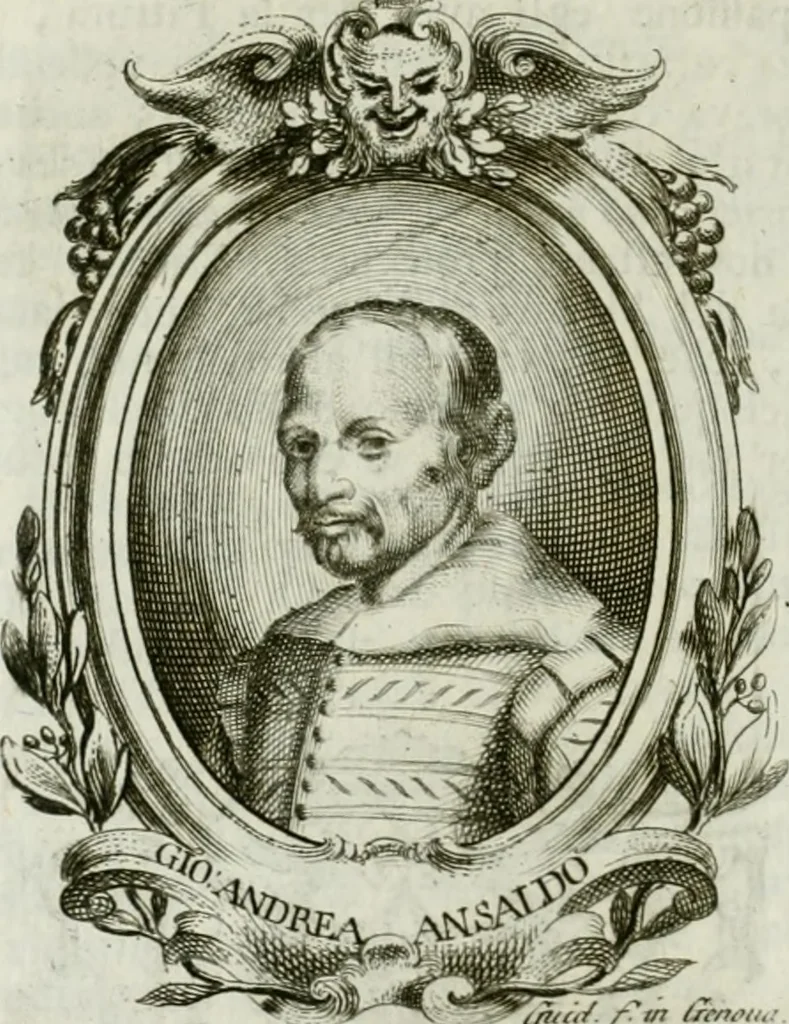 An illustration from Vite de' pittori, scultori, ed architetti genovesi, 1768, leaf 217