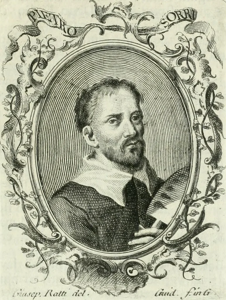 An illustration from Vite de' pittori, scultori, ed architetti genovesi, 1768, leaf 438