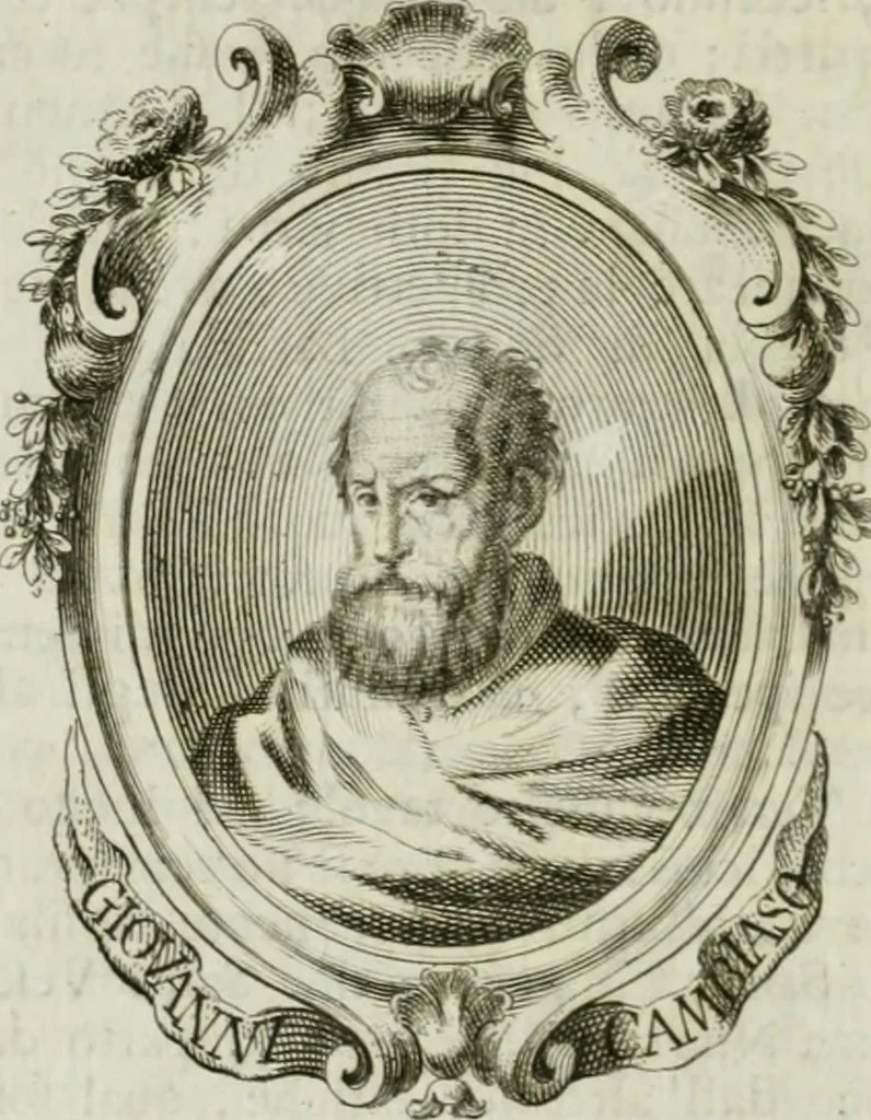 An illustration from Vite de' pittori, scultori, ed architetti genovesi, 1768, leaf 49