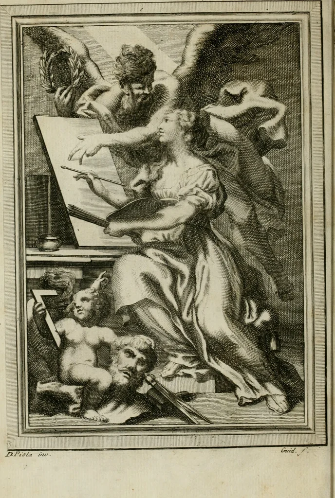 An illustration from Vite de' pittori, scultori, ed architetti genovesi, 1768, leaf 5