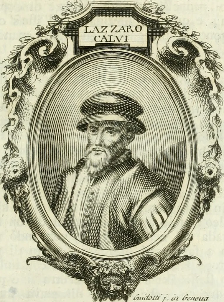 An illustration from Vite de' pittori, scultori, ed architetti genovesi, 1768, leaf 62