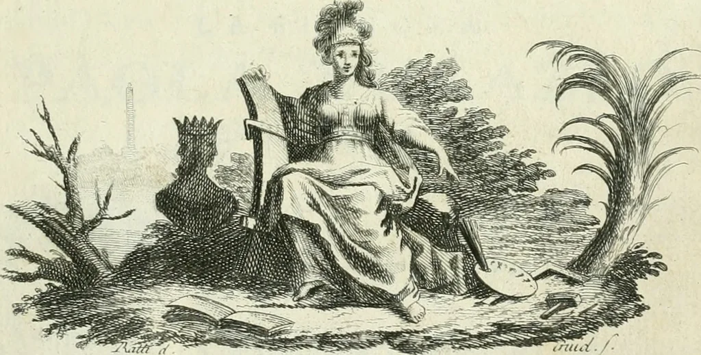 An illustration from Vite de' pittori, scultori, ed architetti genovesi, 1768, leaf 8