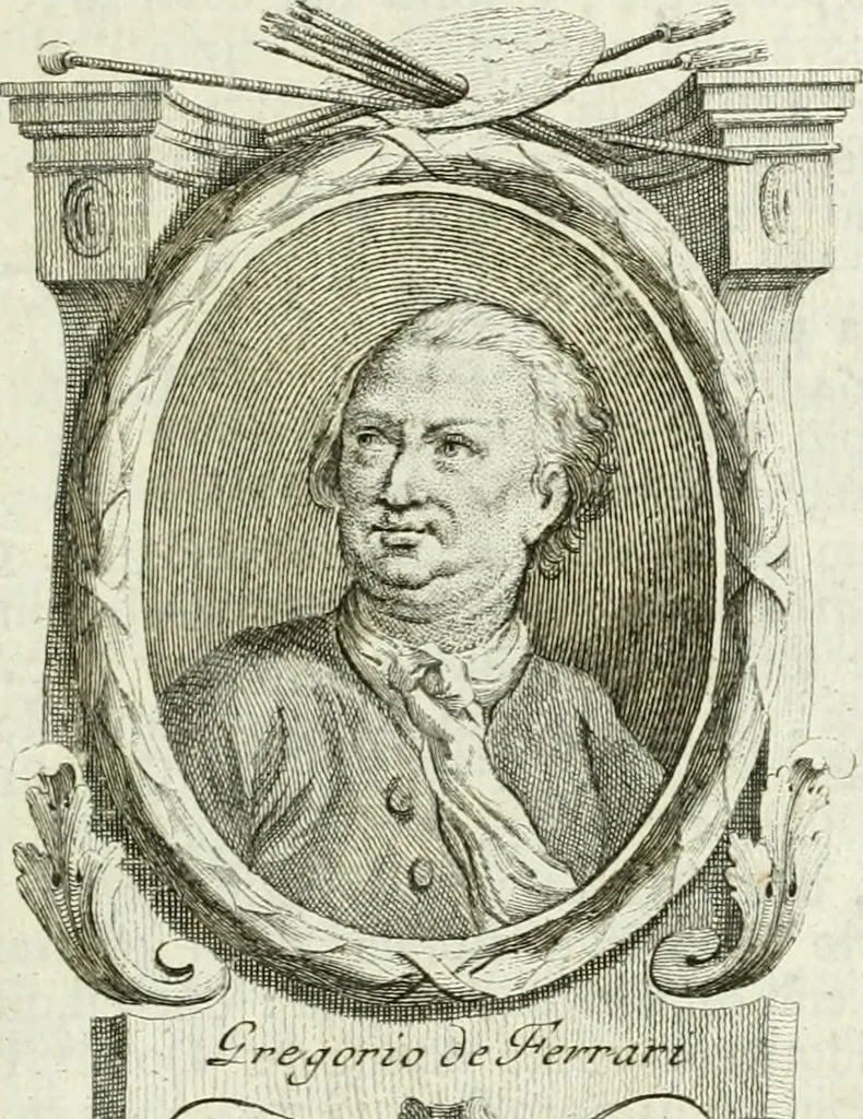 An illustration from Vite de' pittori, scultori, ed architetti genovesi, 1768, leaf 116