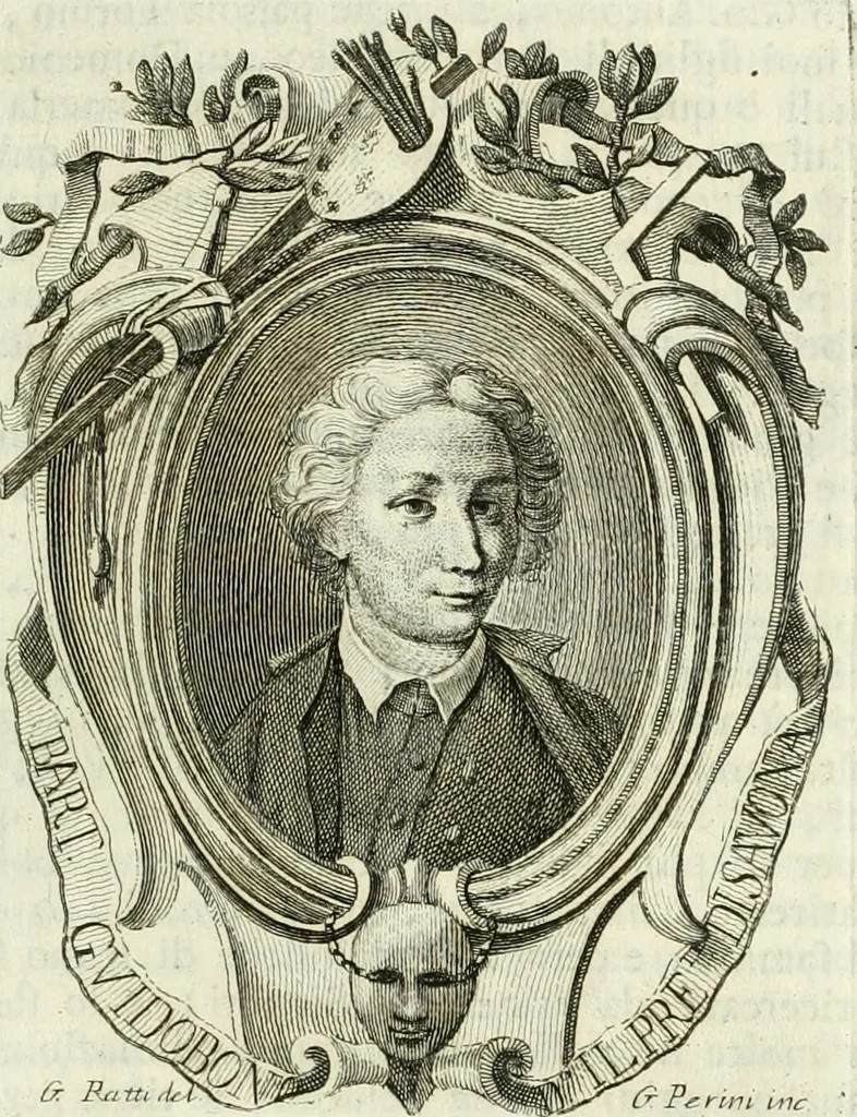 An illustration from Vite de' pittori, scultori, ed architetti genovesi, 1768, leaf 146