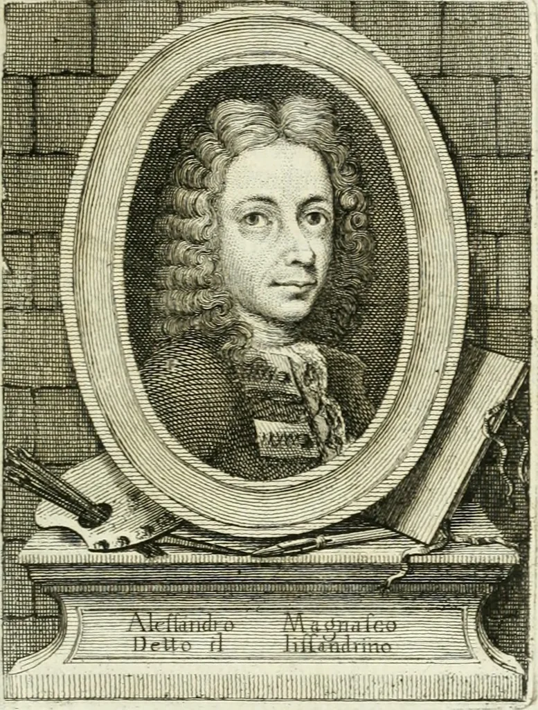 An illustration from Vite de' pittori, scultori, ed architetti genovesi, 1768, leaf 162