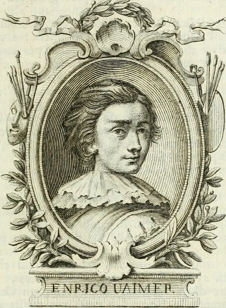 An illustration from Vite de' pittori, scultori, ed architetti genovesi, 1768, leaf 184