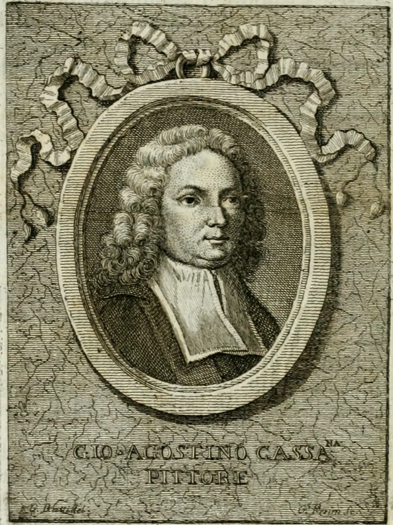 An illustration from Vite de' pittori, scultori, ed architetti genovesi, 1768, leaf 19