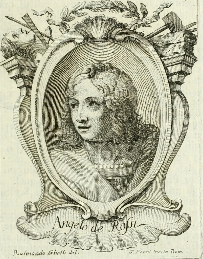 An illustration from Vite de' pittori, scultori, ed architetti genovesi, 1768, leaf 242