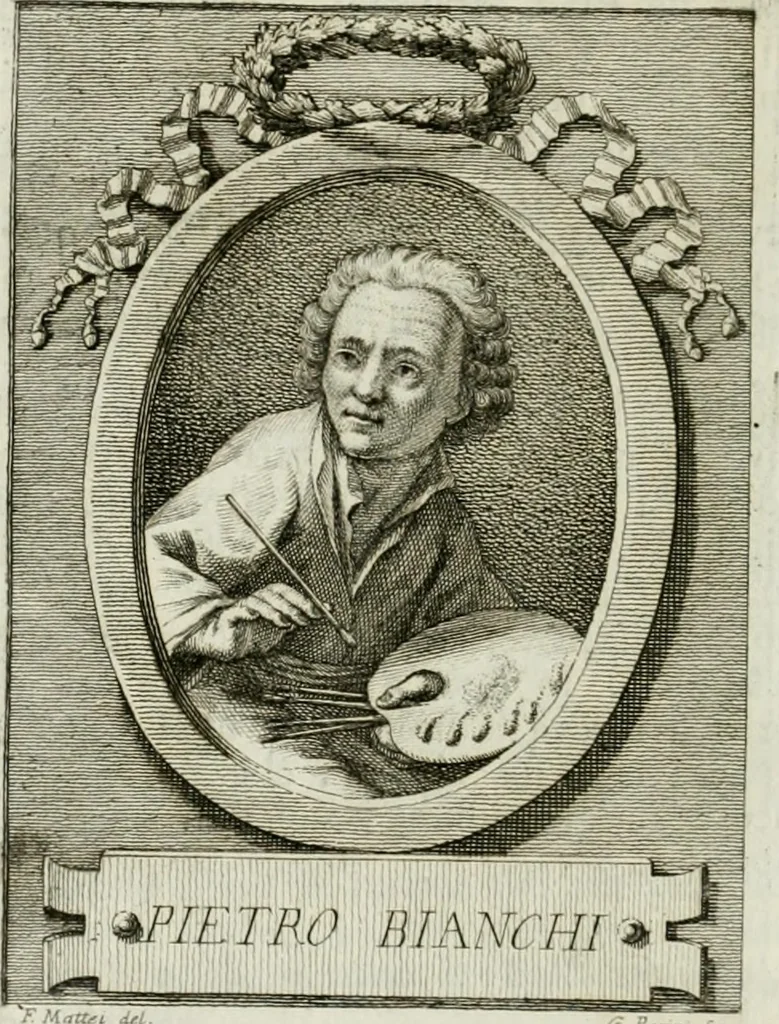 An illustration from Vite de' pittori, scultori, ed architetti genovesi, 1768, leaf 299