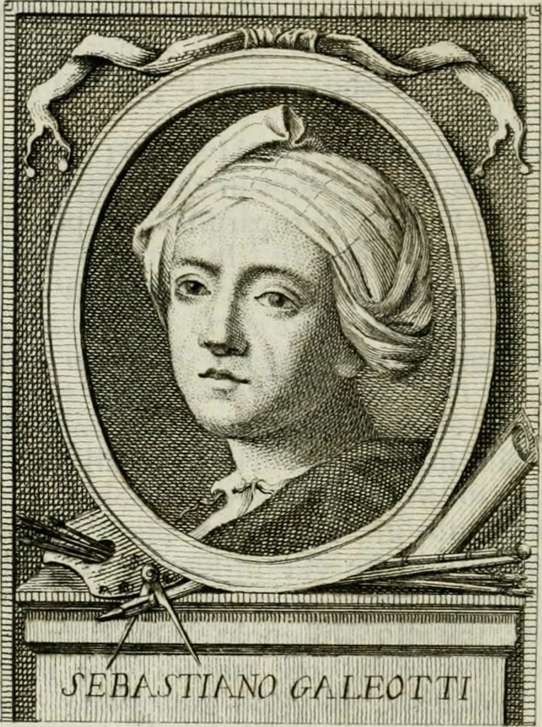 An illustration from Vite de' pittori, scultori, ed architetti genovesi, 1768, leaf 369