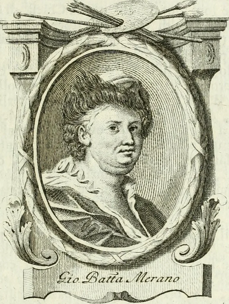 An illustration from Vite de' pittori, scultori, ed architetti genovesi, 1768, leaf 68