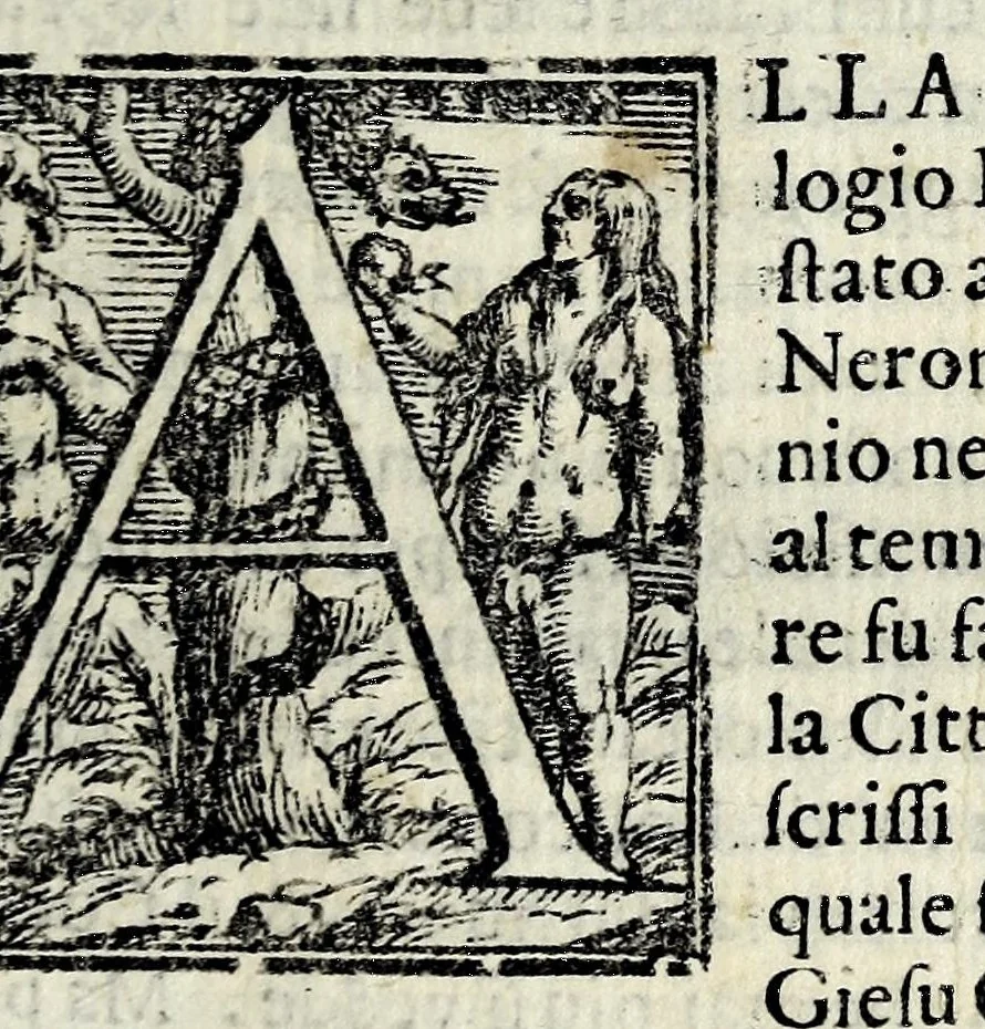 An illustration from Vite de santi e beati toscani : de' quali infino à hoggi comunemente si ha cognizione, 1627, leaf 17
