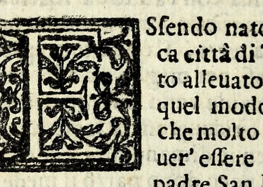 An illustration from Vite de santi e beati toscani : de' quali infino à hoggi comunemente si ha cognizione, 1627, leaf 312